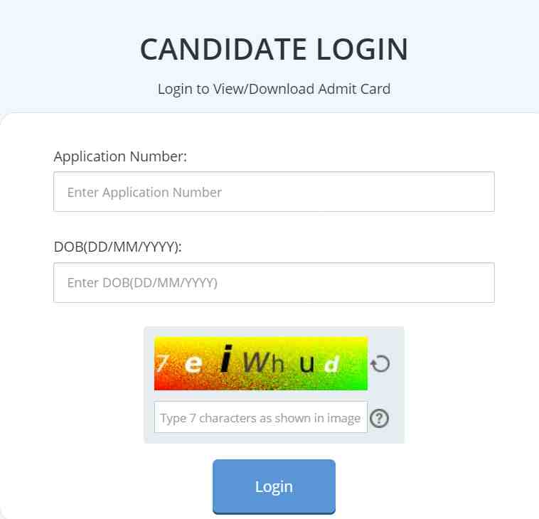 DSSSB Admit Card 2023 