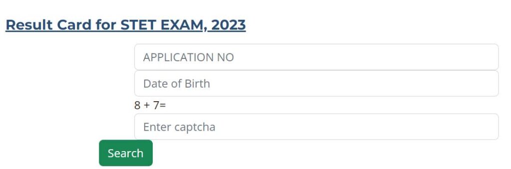 Bihar STET Result 2023 