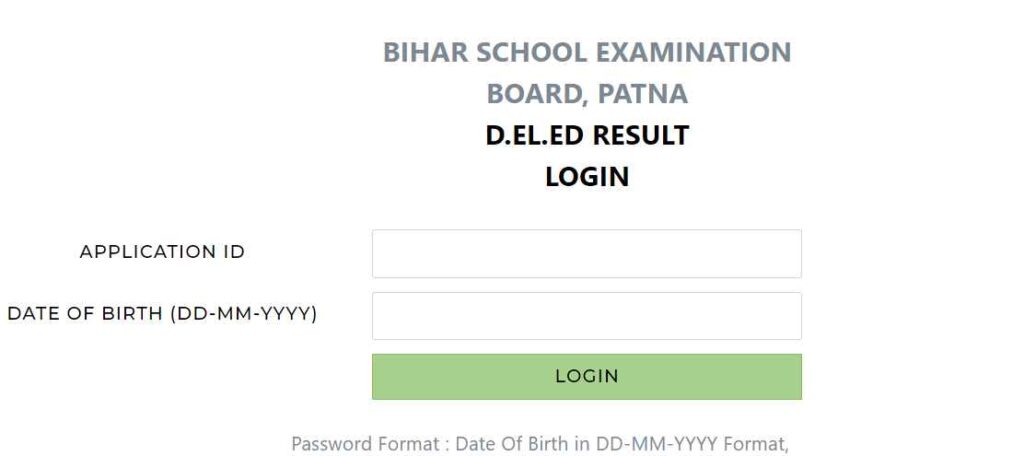 Bihar DElED Result 2023